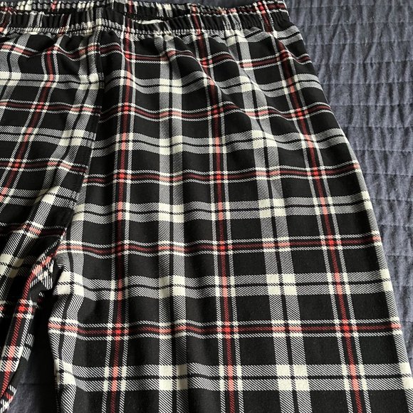 Womens Plaid Leggings - Size XL - Picture 2 of 3